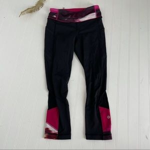 Lululemon leggings women’s size 4 cropped pace rival athletic